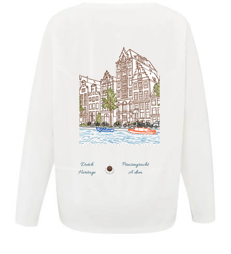 Quote + Gracht: Een Basic T-shirt en Premium longsleeve.